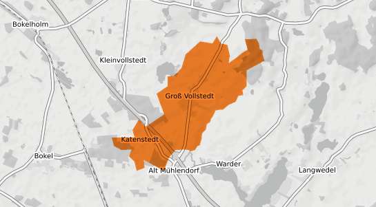 Mietspiegelkarte Gross Vollstedt